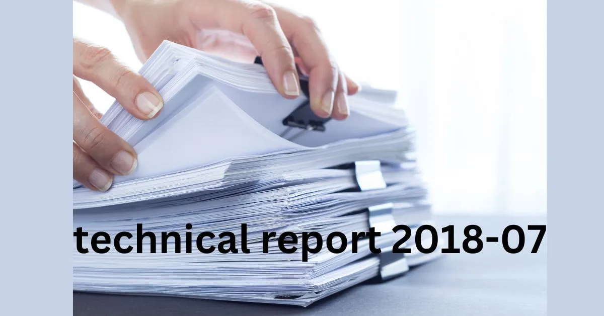 technical report 2018-07