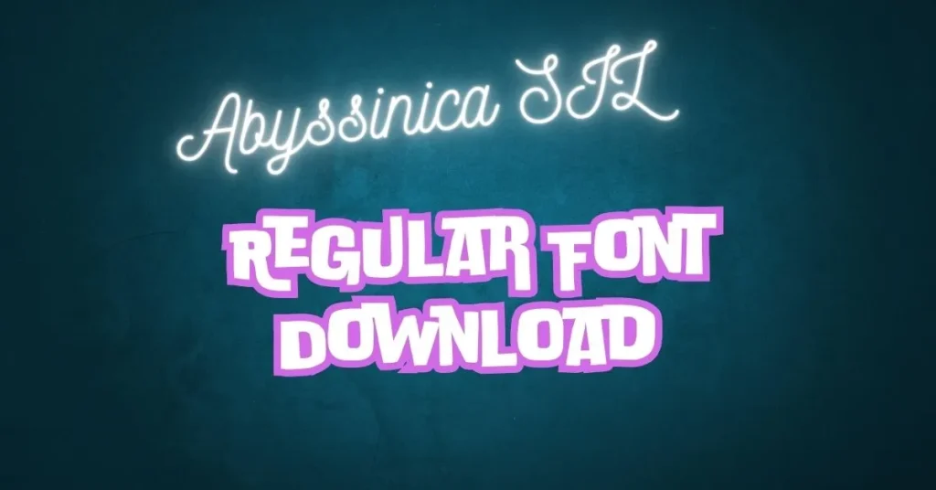 Abyssinica SIL Regular Font Download